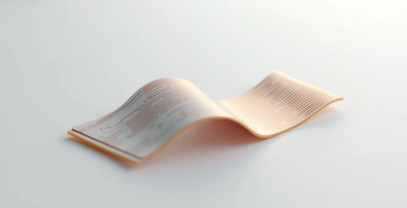 Flexible Leiterplatte mit dreidimensionaler Integration in modernem Elektronikdesign